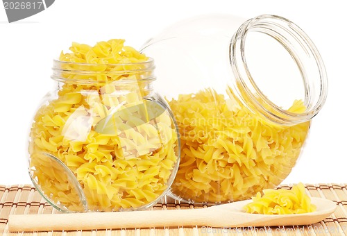 Image of Pasta in glass pot