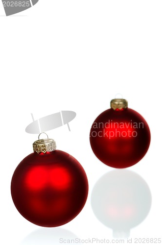 Image of Red baubles