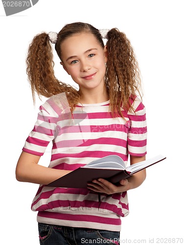 Image of Girl with book