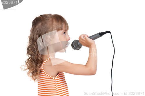 Image of Child with microphone