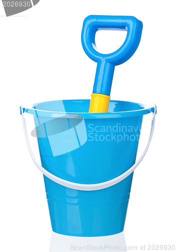 Image of Toy bucket and spade