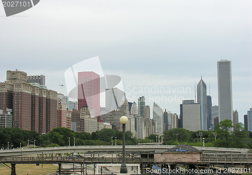 Image of Streets and Buildings of Downtown Chicago