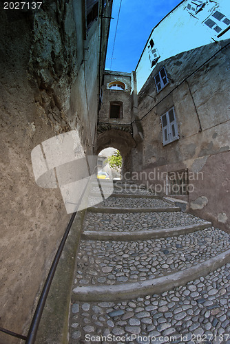 Image of Village Detail in Corsica