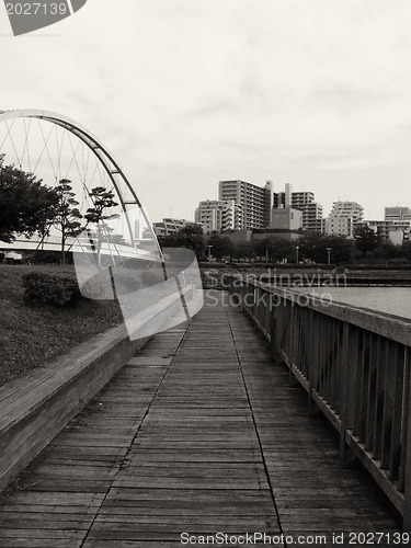 Image of Architectural detail of Tokyo, Black and White view