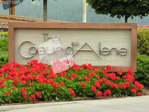 Image of Coeur Dalene city sign - Idaho