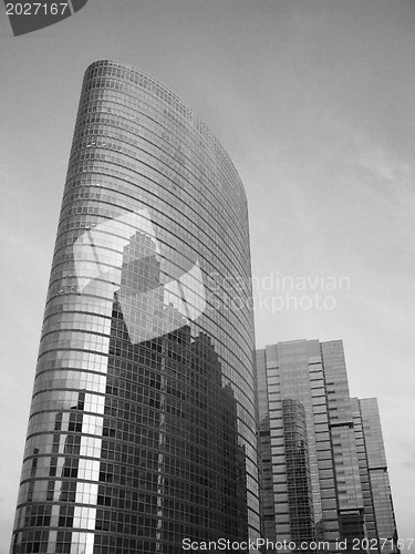 Image of Architectural detail of Tokyo, Black and White view