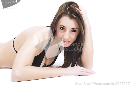Image of Seductive woman in a bikini