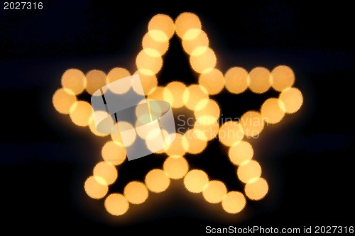 Image of Christmas Star Bokeh