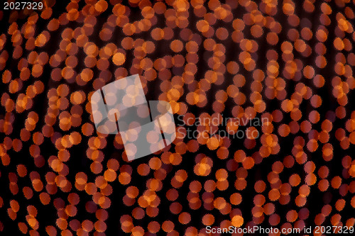 Image of Bokeh of Christmas Lights