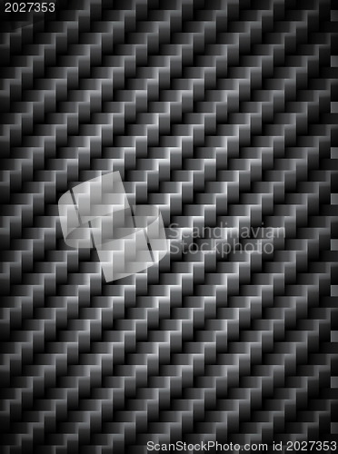 Image of Carbon fiber texture, bound crosswise fibers background, EPS10