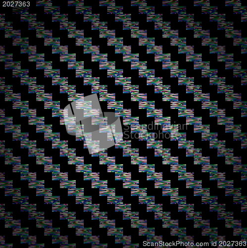 Image of Carbon fiber texture, bound crosswise fibers background, EPS10