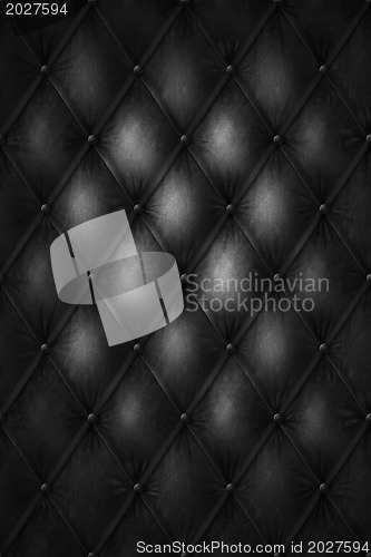 Image of luxury black leather