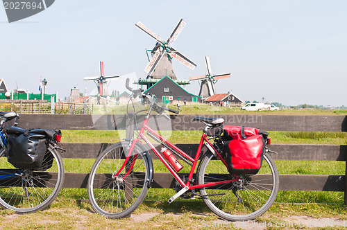 Image of Bicycle and Windmill