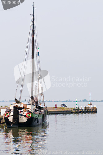Image of sailboat in Marken dock