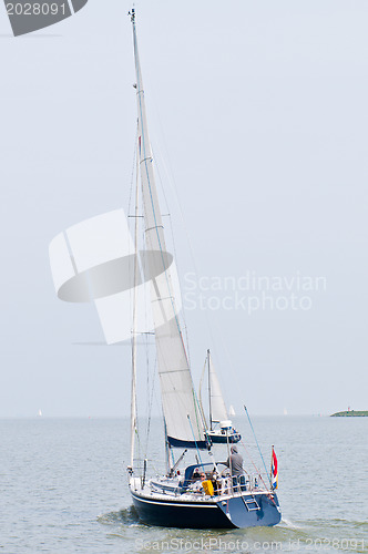 Image of sailboat in Marken lake