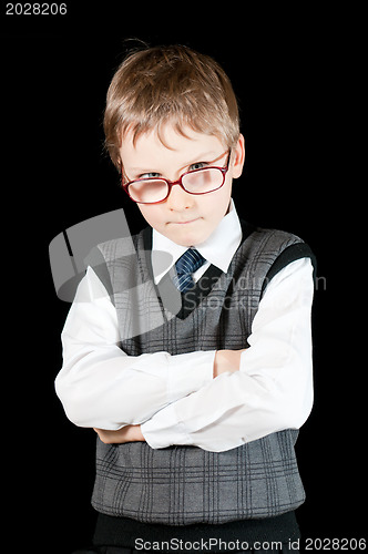 Image of young boy in suit