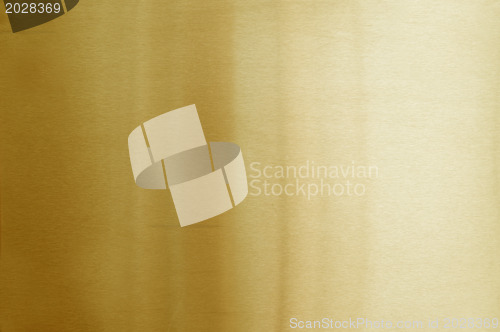 Image of brushed golden metal 