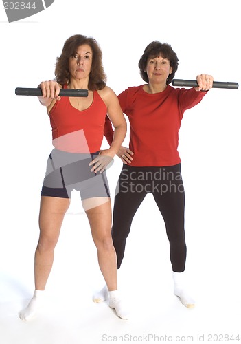 Image of women exercising