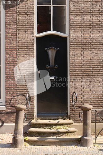 Image of black door