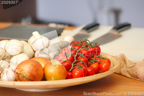 Image of Vegetables on the plate