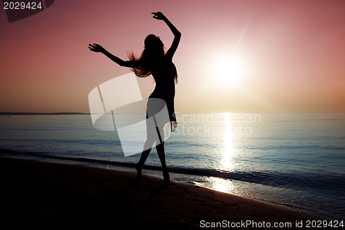 Image of Dancing at the beach