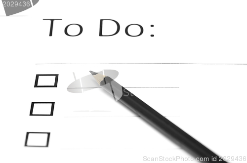 Image of To do list