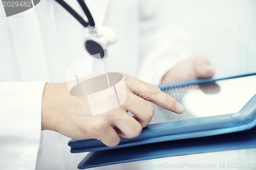 Image of Doctor with tablet computer