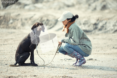 Image of Dog and tamer