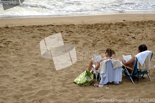 Image of Relaxing at beach