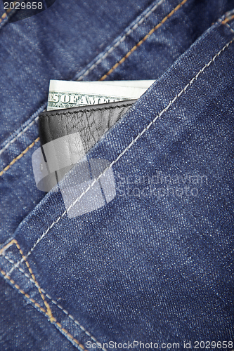 Image of Wallet in jeans