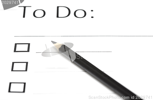 Image of To do list