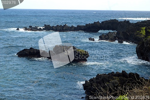 Image of Rocks on ocean