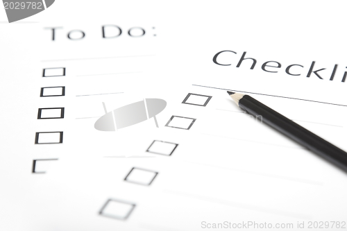 Image of Checklist