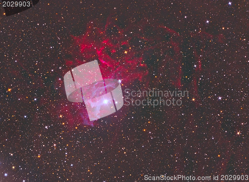 Image of Flaming Star Nebula