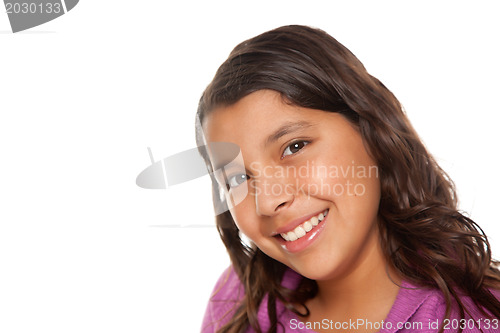 Image of Pretty Hispanic Girl Portrait