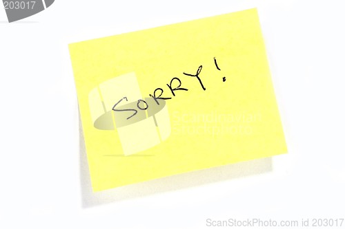 Image of Sorry!