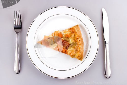 Image of Pizza on plate
