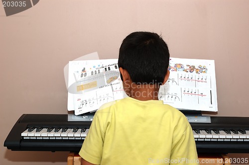 Image of Playing the piano