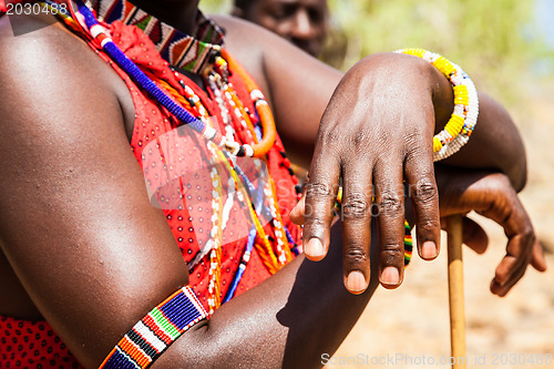 Image of Masai traditional costume