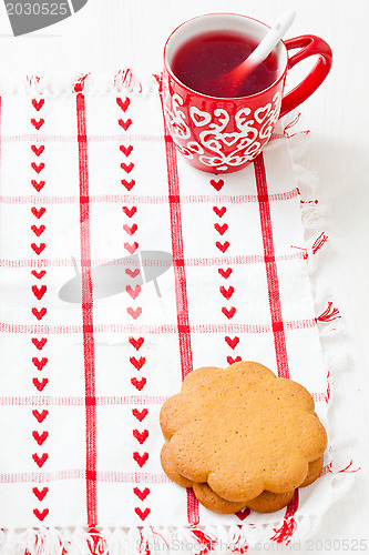 Image of Christmas mulled wine and gingerbread