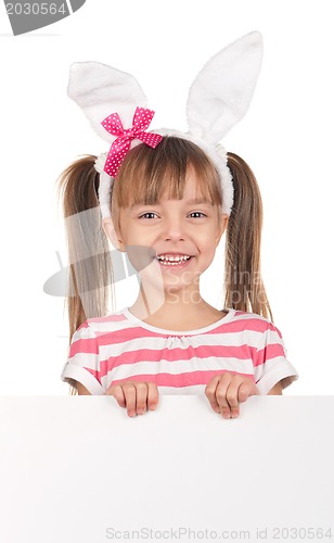 Image of Girl with bunny ears