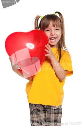 Image of Girl with heart