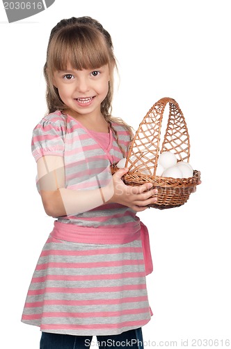 Image of Girl with eggs