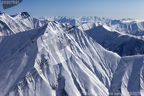 Image of Snowy slopes mountain