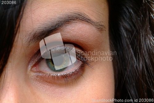 Image of green eye