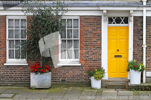 Image of Yellow door home