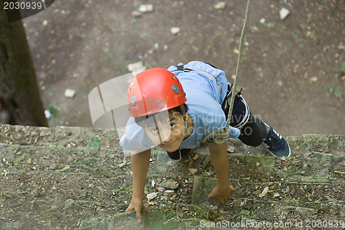 Image of Young climber
