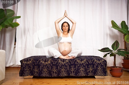 Image of yoga on couch