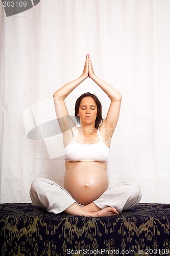 Image of yoga at couch