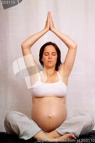 Image of yoga on couch